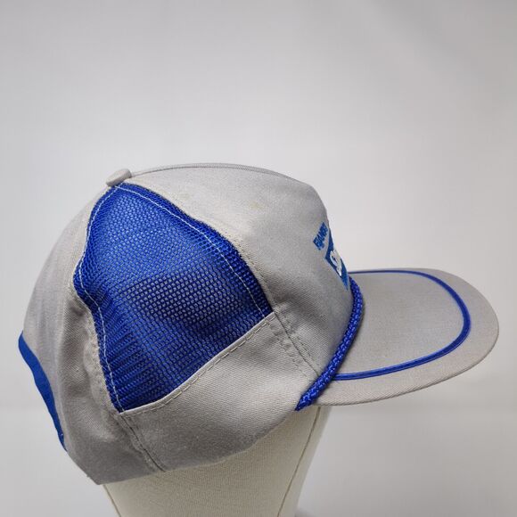 Elanco Sonalan Snapback Hat Gray One Size Adjustable Embroidered Mesh Rope - Picture 4 of 8